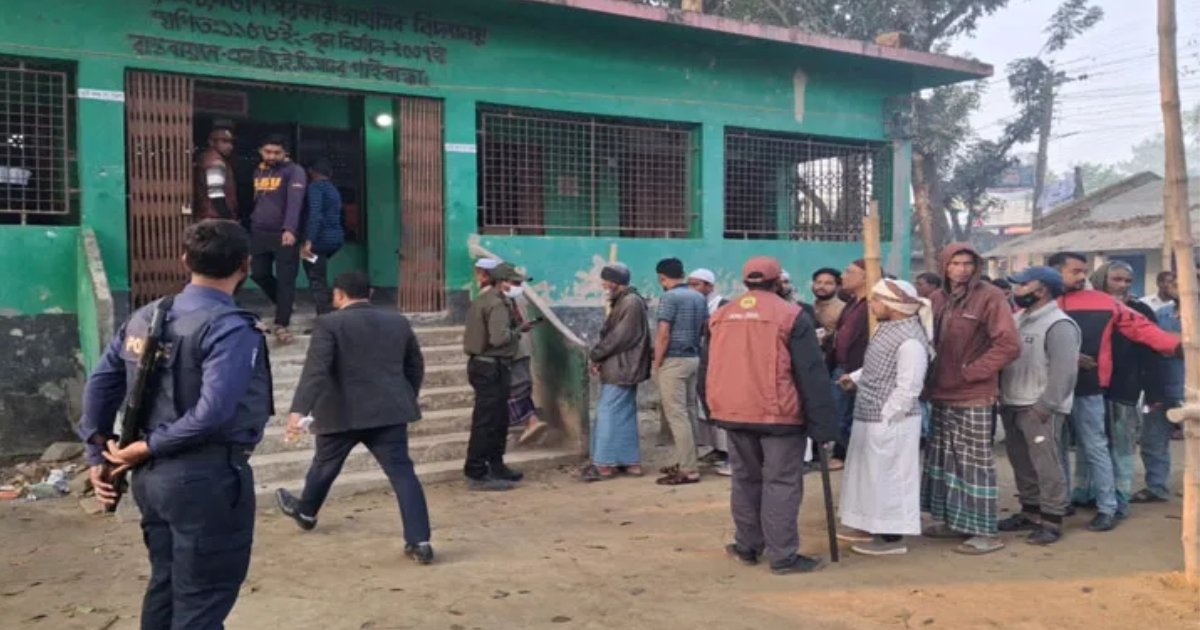 গাইবান্ধার সাঘাটায় ভোটকেন্দ্রে বৃদ্ধ কৃষকের মৃত্যু, স্বাভাবিক মৃত্যু বলে দাবি