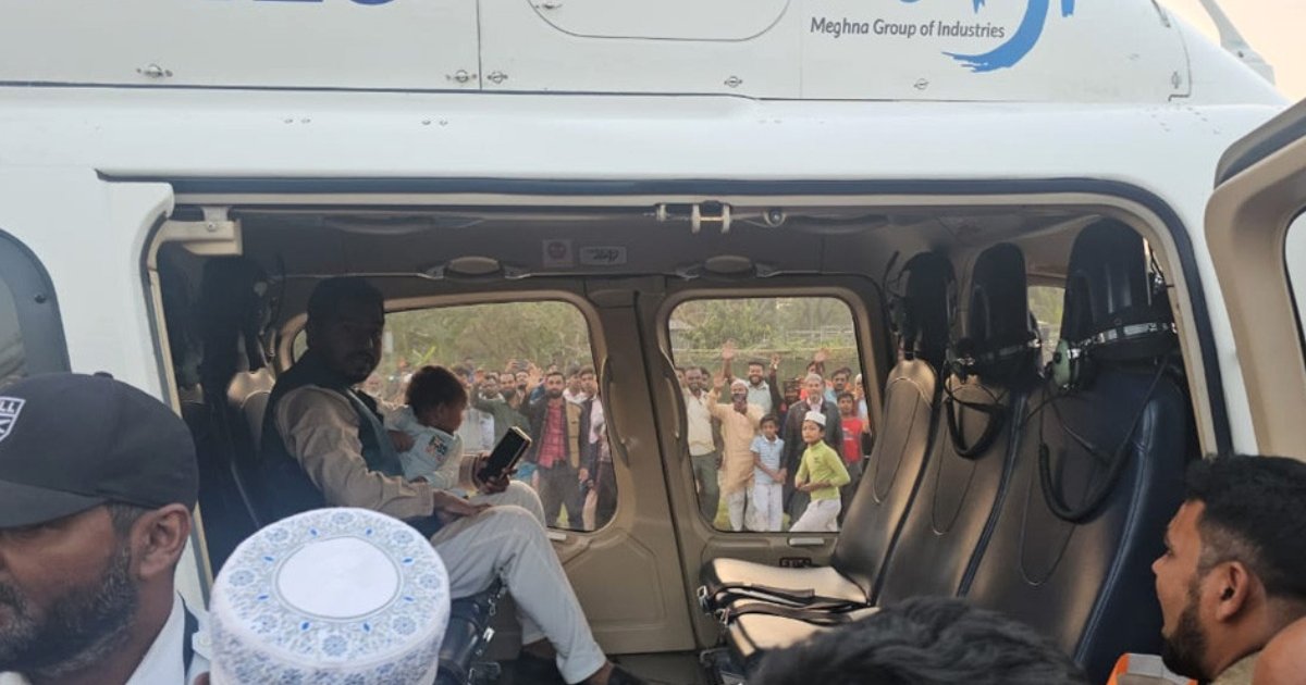 বিজয়ী হয়ে হেলিকপ্টারে পটুয়াখালী থেকে ঢাকায় গেলেন নুর