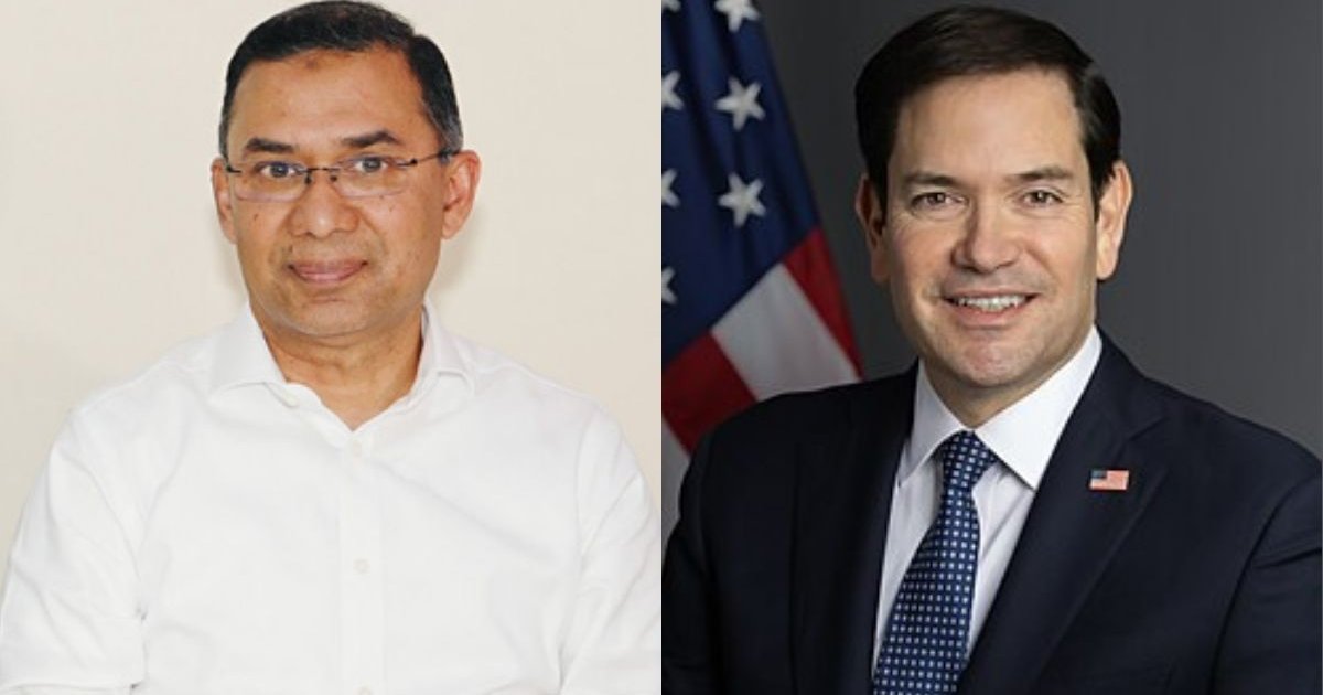 তারেক রহমানকে অভিনন্দন জানালেন মার্কো রুবিও
