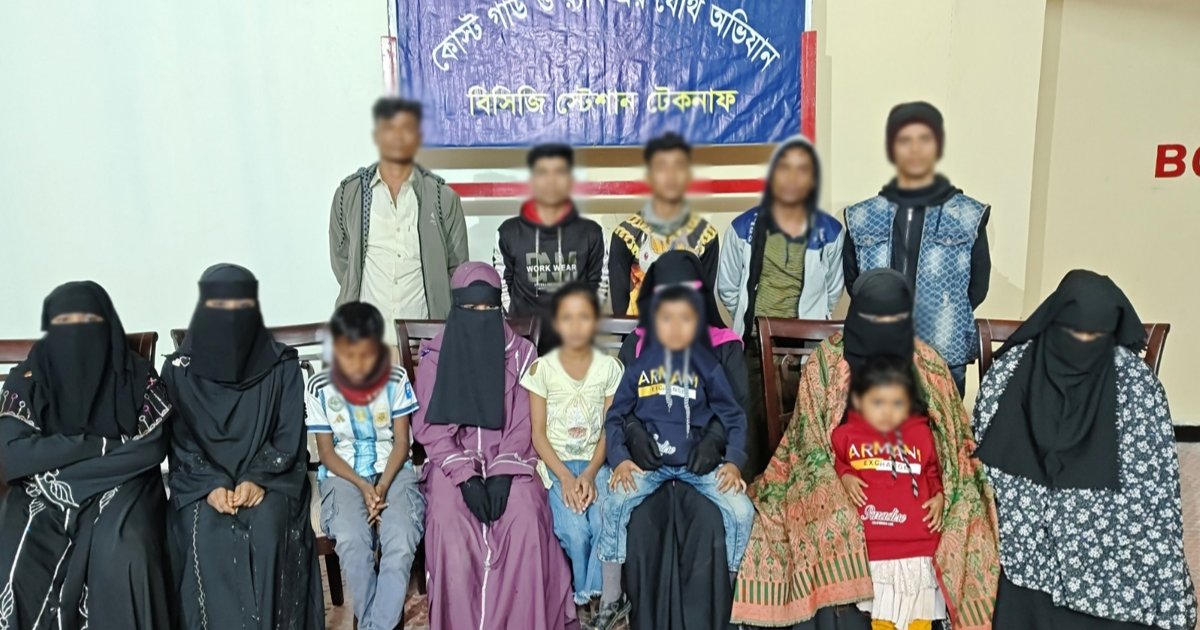 টেকনাফে গুদামঘর থেকে বন্দি নারী-শিশুসহ ১৫ জন উদ্ধার