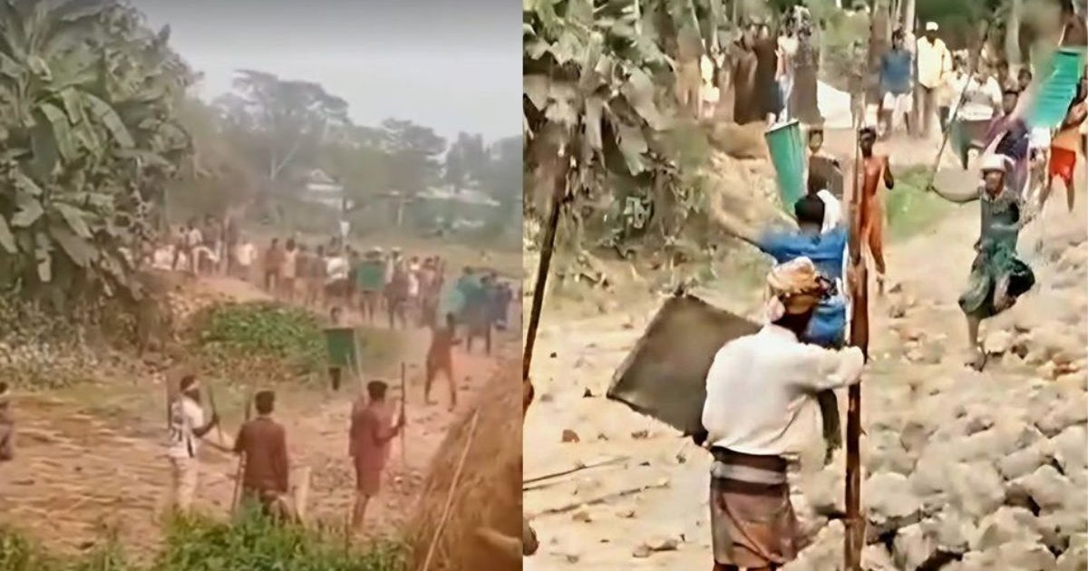 হবিগঞ্জে গরুর ঘাস খাওয়াকে কেন্দ্র করে দুই পক্ষের সংঘর্ষ, আহত ৩০