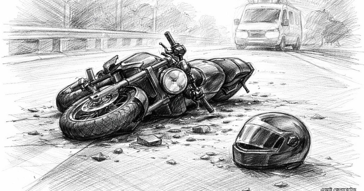 কালীগঞ্জে ট্রাকচাপায় মোটরসাইকেলের দুই স্কুলছাত্র নিহত