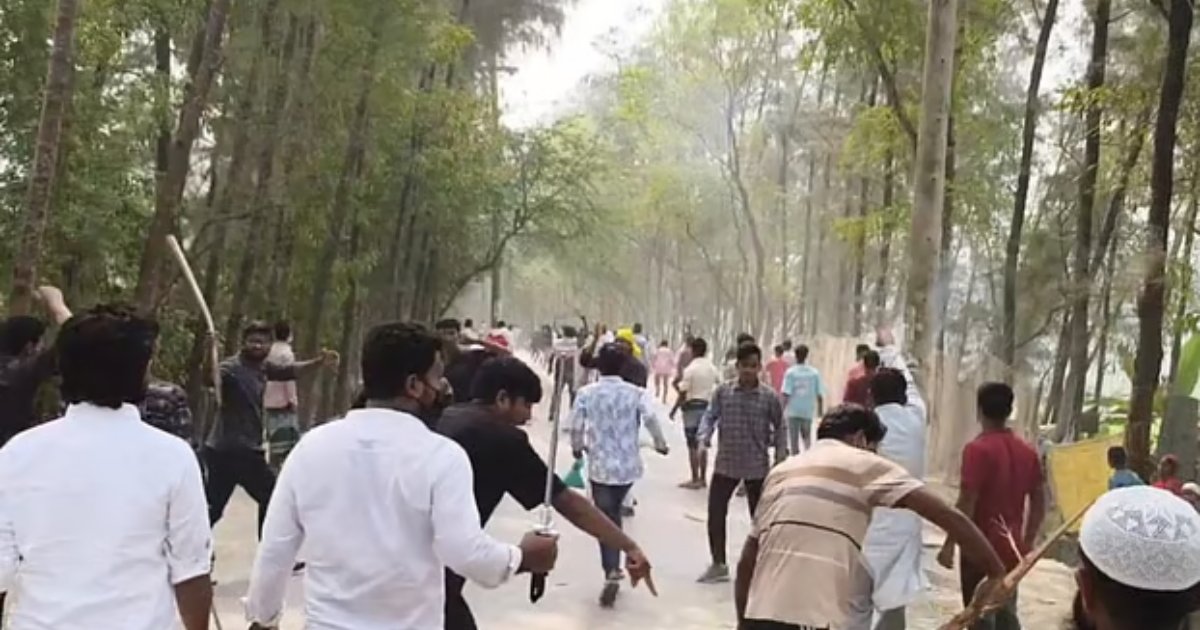 হাতিয়ায় বিএনপি–এনসিপির সংঘর্ষে পুলিশসহ আহত ২০