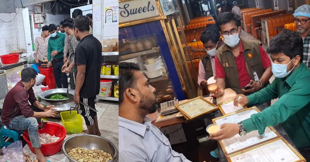 চট্টগ্রামে কাচ্চি ডাইনের রান্নাঘরে মিললো তেলাপোকা-ইঁদুর, ৩ লাখ টাকা জরিমানা