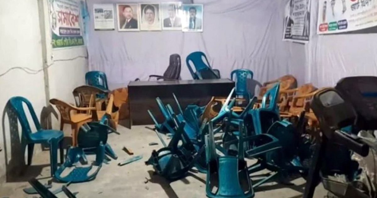 মাগুরায় বিএনপির দুই গ্রুপের সংঘর্ষে আহত ১২, অফিস ভাঙচুর