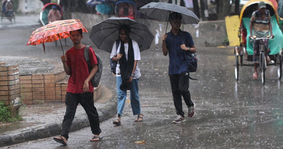 দেশের দুই বিভাগে বৃষ্টির পূর্বাভাস