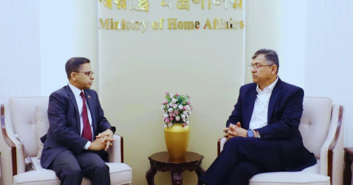 স্বরাষ্ট্রমন্ত্রীর সঙ্গে ভারতীয় হাইকমিশনারের বৈঠক