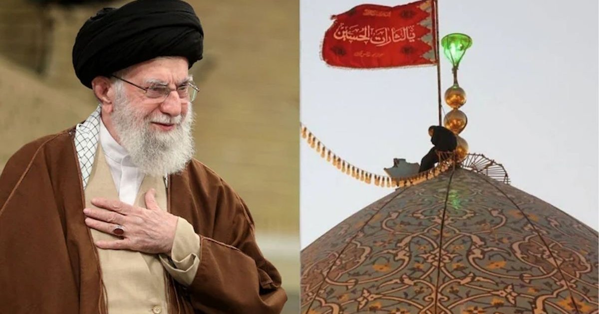 খামেনি হত্যার পর মসজিদের উপরে ‘লাল পতাকা’ উত্তোলন করল ইরান, কী বার্তা দিচ্ছে?