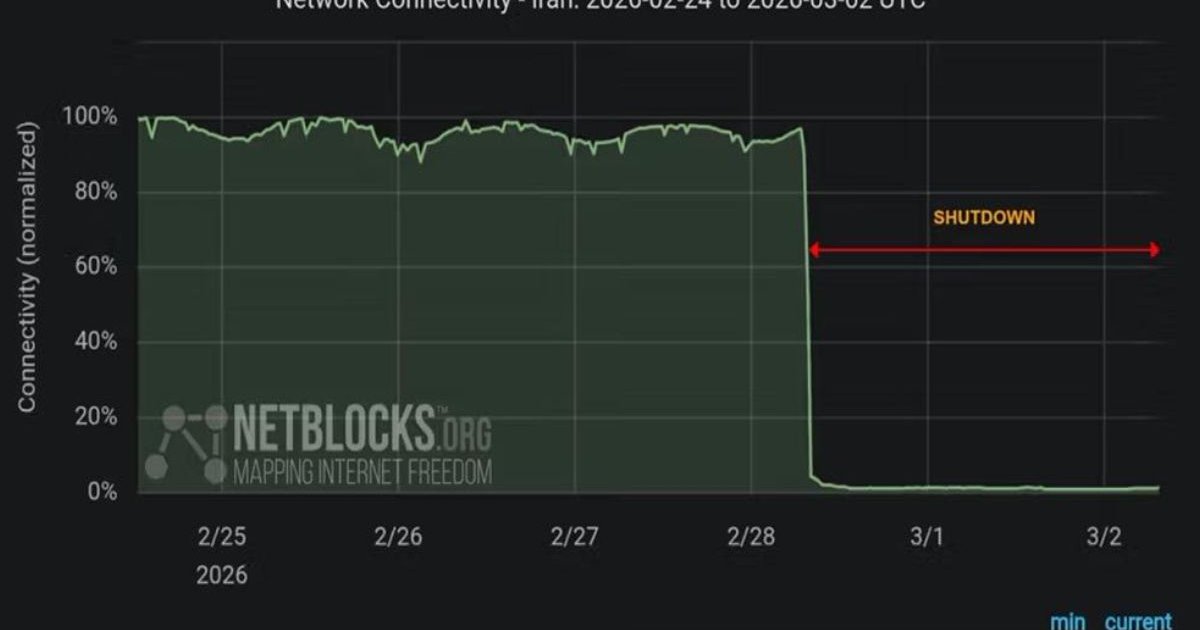 ৪৮ ঘণ্টারও বেশি সময় ধরে ইন্টারনেট ব্ল্যাকআউট ইরানে