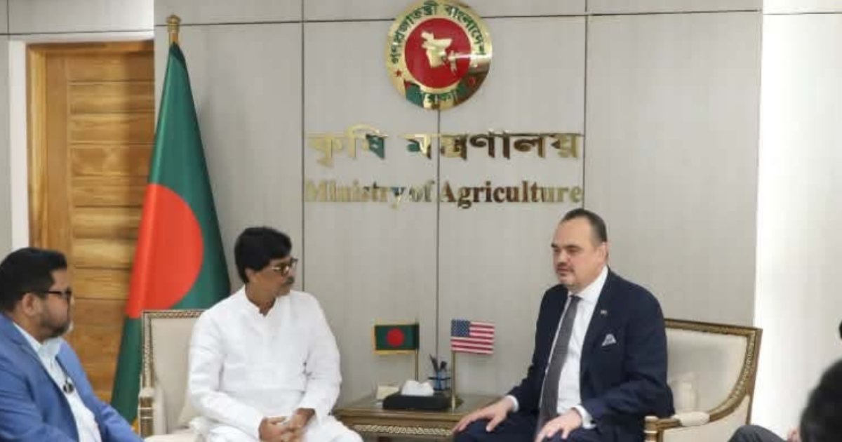 বাংলাদেশের কৃষিখাতে বাণিজ্য আরও সুদৃঢ় করতে চায় যুক্তরাষ্ট্র