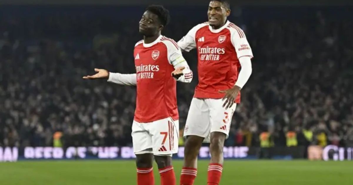 সাকার গোলে আর্সেনাল জিতল ব্রাইটনে