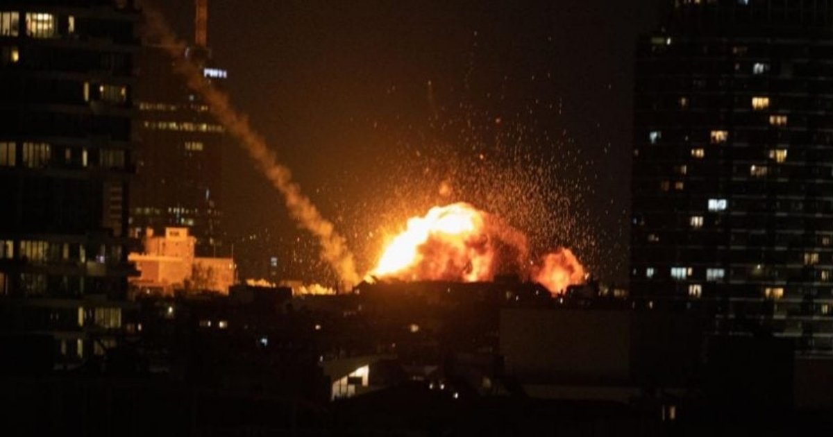 মধ্য ইসরায়েল ও তেল আবিবে ইরানের ব্যপক মিসাইল হামলা 