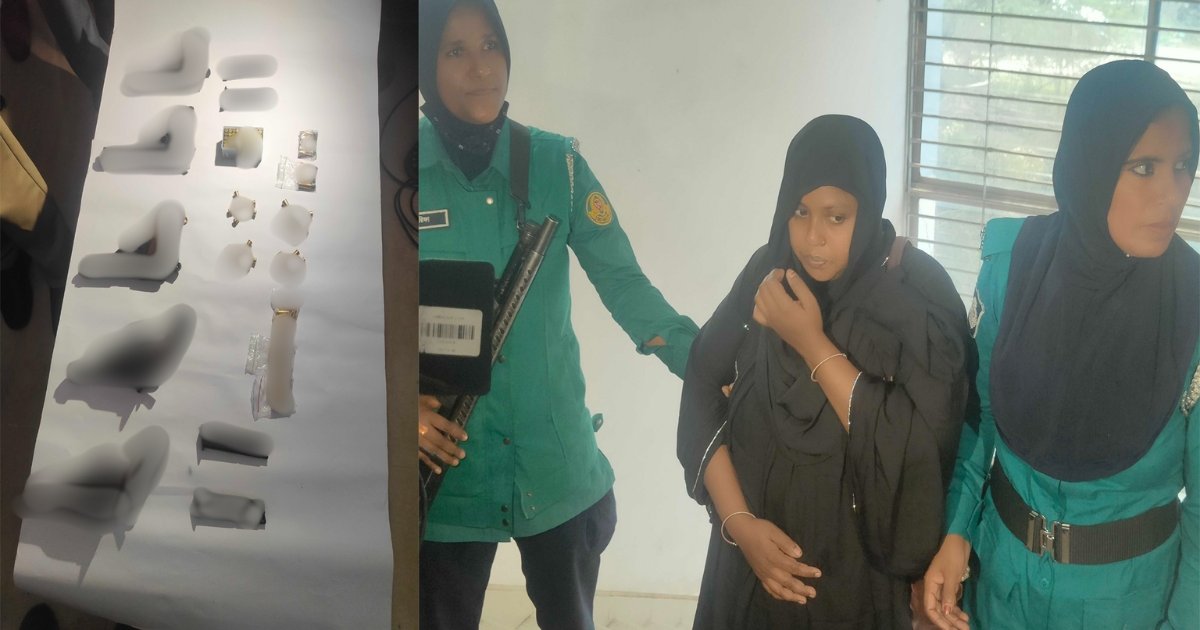 খুলনায় নারীর ব্যাগে মিললো ৫টি অত্যাধুনিক অস্ত্রসহ বিপুল গুলি