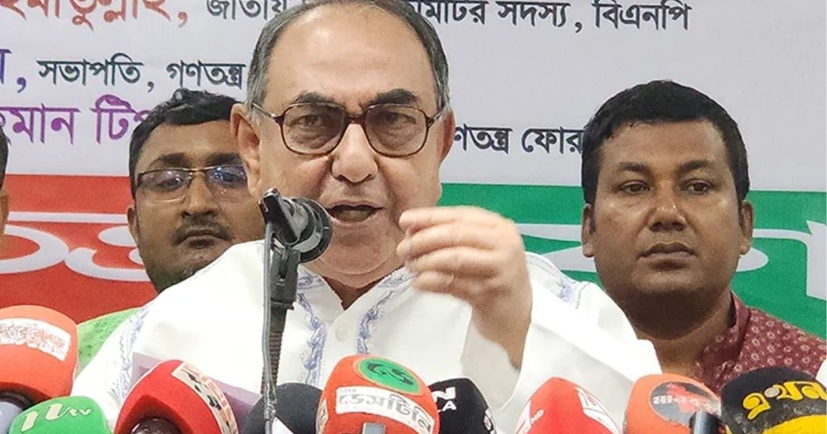 সরকার পতনের স্বপ্ন দেখলে সাবধান হয়ে যান: মির্জা আব্বাস