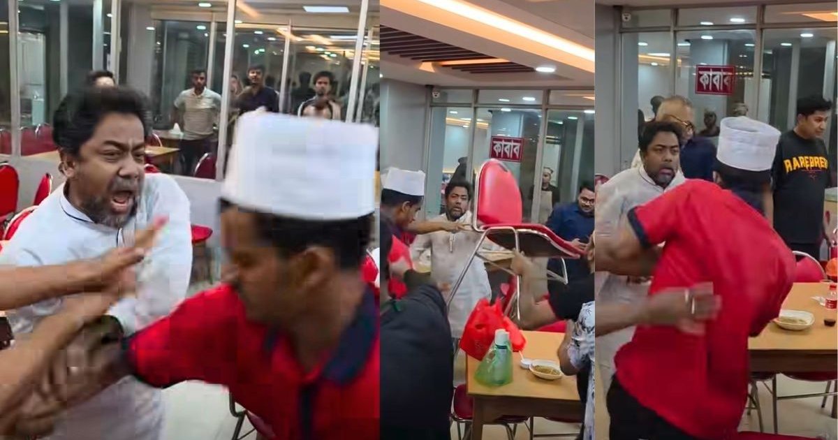 ‘খেজুরের দাম’ নিয়ে তর্ক, গ্রাহককে চেয়ার ছুড়ে মারলেন স্টার কাবাবের কর্মী