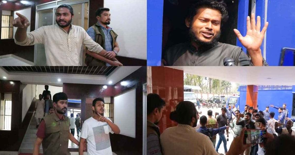 বাসে আগুন ও পেট্রলপাম্প ভাঙচুরের মামলায় বৈষম্যবিরোধী আন্দোলনের ৭ নেতা গ্রেপ্তার