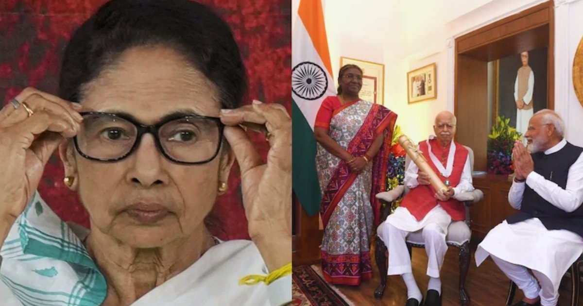 ‘রাষ্ট্রপতি দাঁড়িয়ে, আপনি বসে’, মোদির সমালোচনা করে মমতা