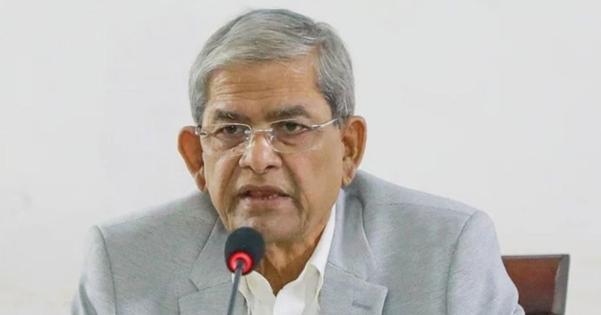 বিএনপি মহাসচিব মির্জা ফখরুল: রাজনীতি ও গণতন্ত্রকে নিজস্ব গতিতে চলতে দিন