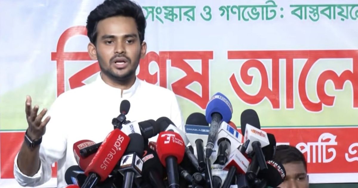 এনসিপি নেতার অভিযোগ: ডিপ স্টেট অন্তর্বর্তী সরকারকে ২০২৯ সাল পর্যন্ত ক্ষমতায় থাকার প্রস্তাব দিয়েছিল