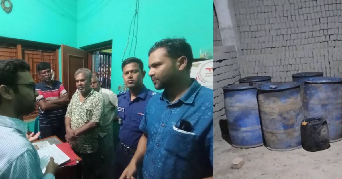 ঝিনাইদহের শৈলকুপায় ইটভাটায় অবৈধ ডিজেল মজুত: ৮০০ লিটার জব্দ, জরিমানা ৫ হাজার টাকা