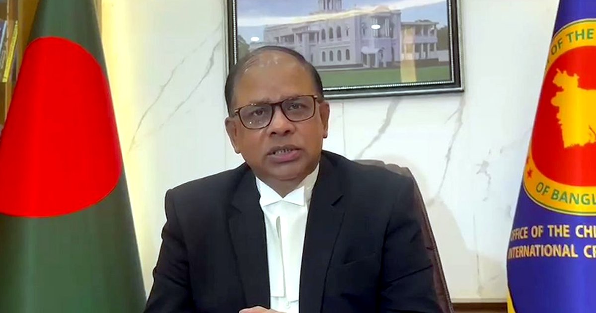 ট্রাইবুনালের চিফ প্রসিকিউটর: শেখ হাসিনার কাছ থেকে কোনো চিঠি পাননি প্রসিকিউশন