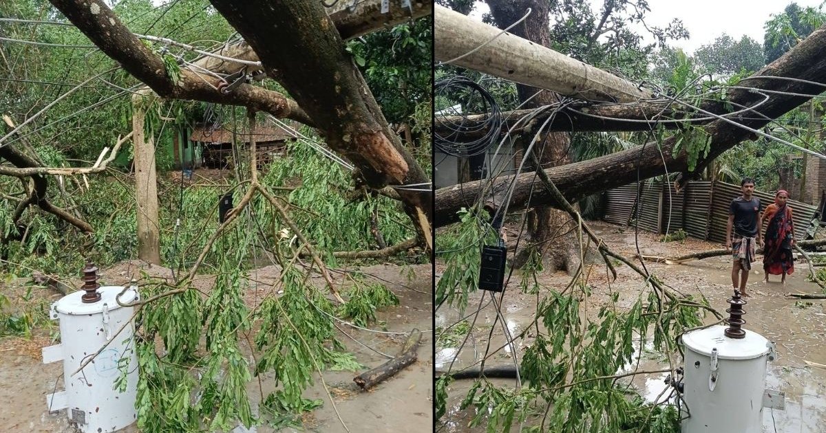 যশোরে কালবৈশাখি ঝড়ে এক কৃষকের মৃত্যু, ২০ জন আহত ও ব্যাপক ক্ষয়ক্ষতি