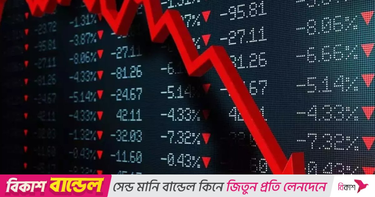 ডিএসইতে সূচকের বড় পতন