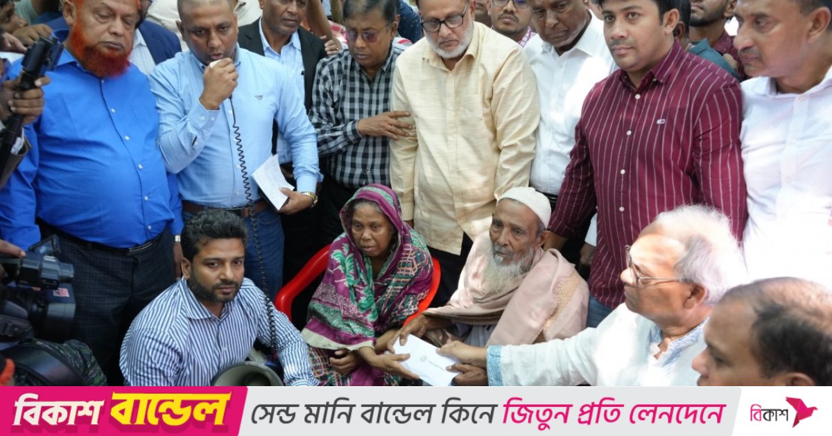 প্রবীণ আব্দুল গণি জমাদ্দার দম্পতির পাশে দাঁড়ালেন তারেক রহমান