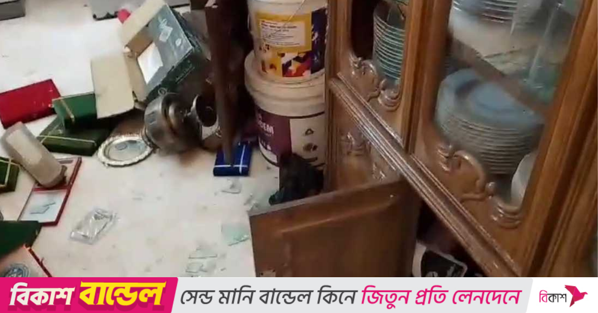 সাবেক রাষ্ট্রপতি আবদুল হামিদের বাড়িতে হামলা-ভাঙচুর