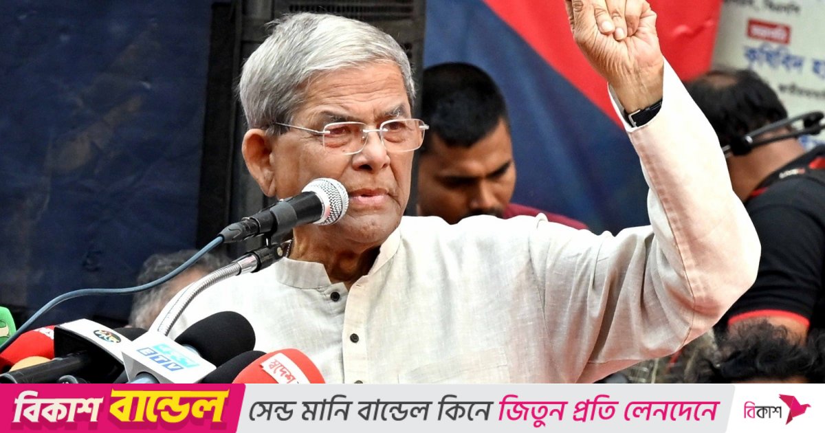 হাসিনার পতন দেখে যেতে পারেননি মওদুদ, এটা দুঃখজনক: মির্জা ফখরুল