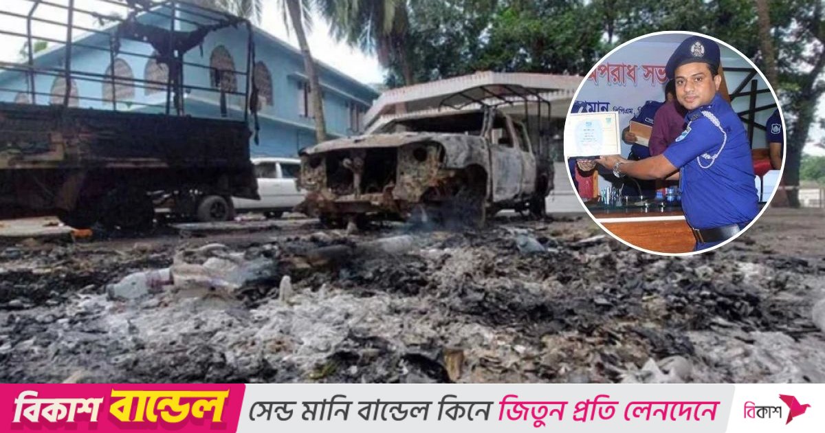ওসি সায়েদের নির্দেশে এএসআই বিশ্বজিৎ পেট্রোল ঢেলে ছয়টি মরদেহ পুড়িয়ে দেন