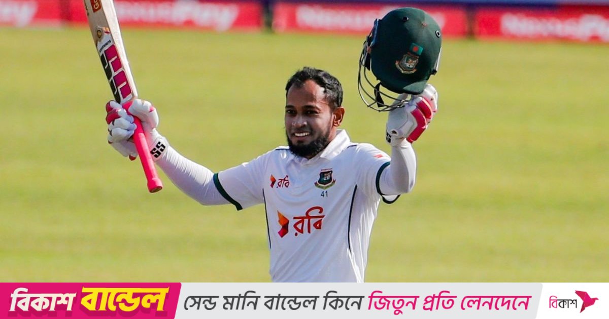 শততম টেস্টের সেঞ্চুরি দাদা-দাদি ও নানা-নানিকে উৎসর্গ করলেন মুশফিক