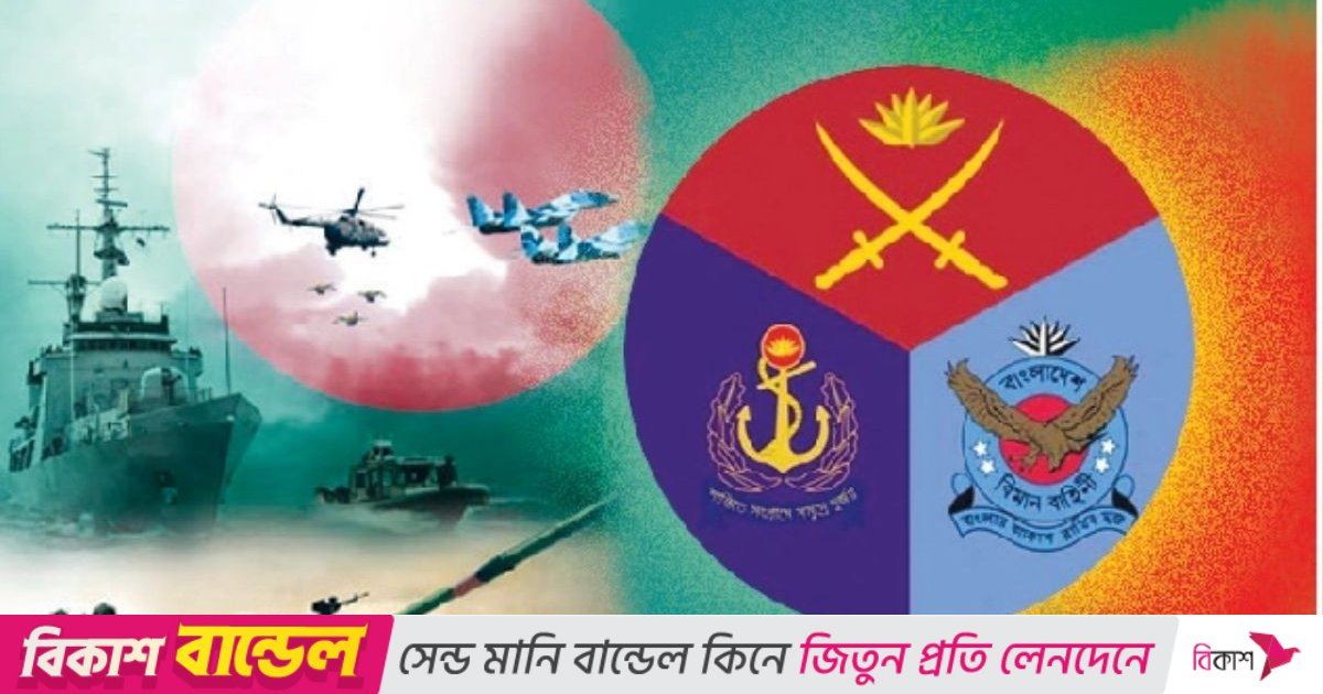 বাংলাদেশের স্বাধীনতাসংগ্রাম, সার্বভৌমত্ব রক্ষা এবং দেশ গঠনে সশস্ত্র বাহিনীর ভূমিকা