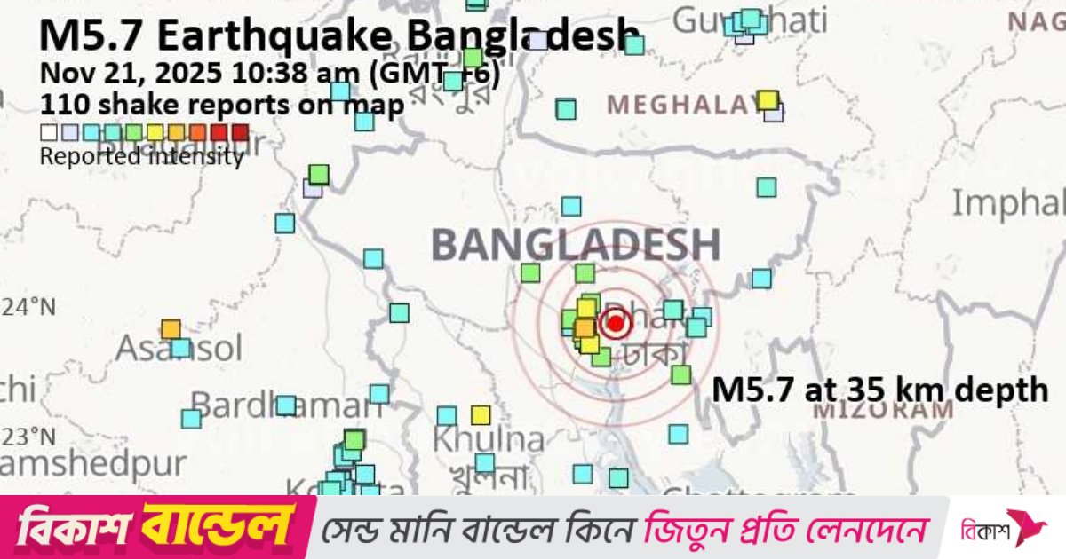 আপাতত আফটারশকের সম্ভাবনা নেই: আবহাওয়াবিদ তরিফুল