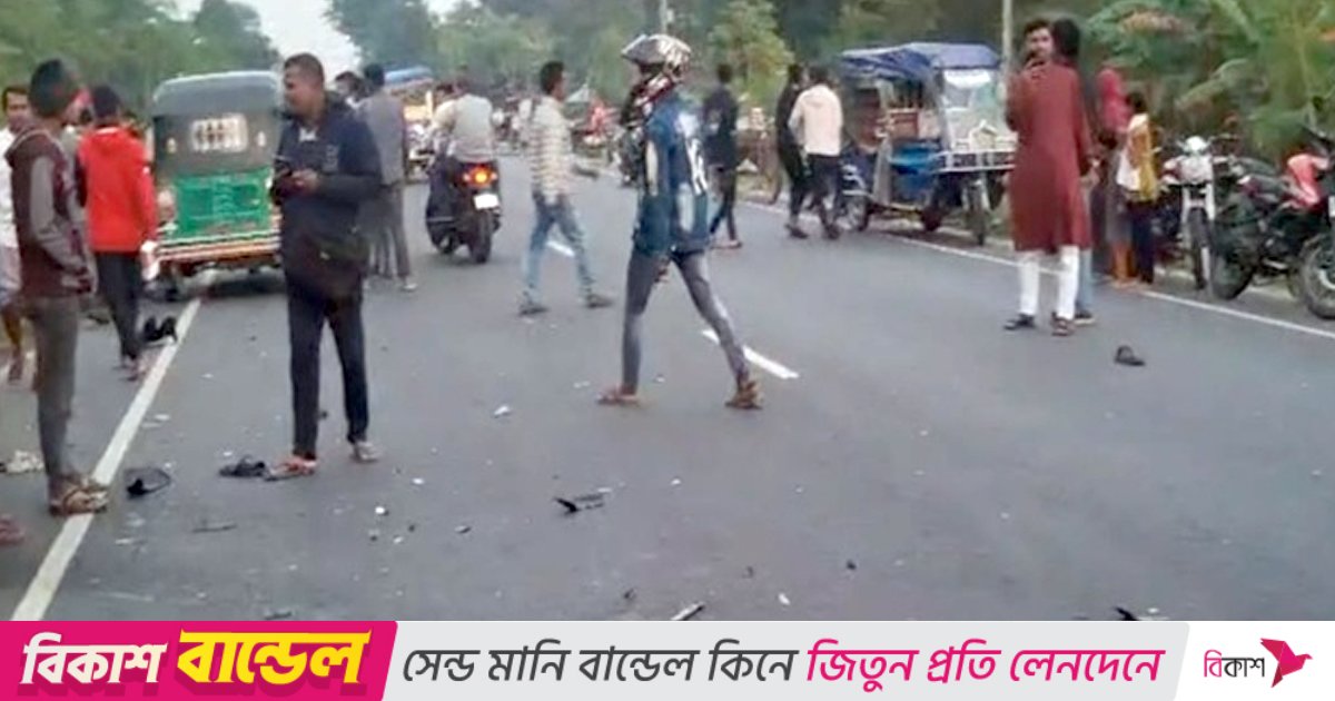 মেহেরপুরে দুই বাইকের সংঘর্ষে তরুণ নিহত, আহত চার