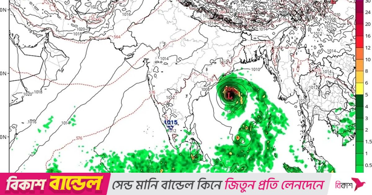 ঘূর্ণিঝড় সৃষ্টির প্রবল আশঙ্কা—কবে কোথায় আঘাত হানতে পারে