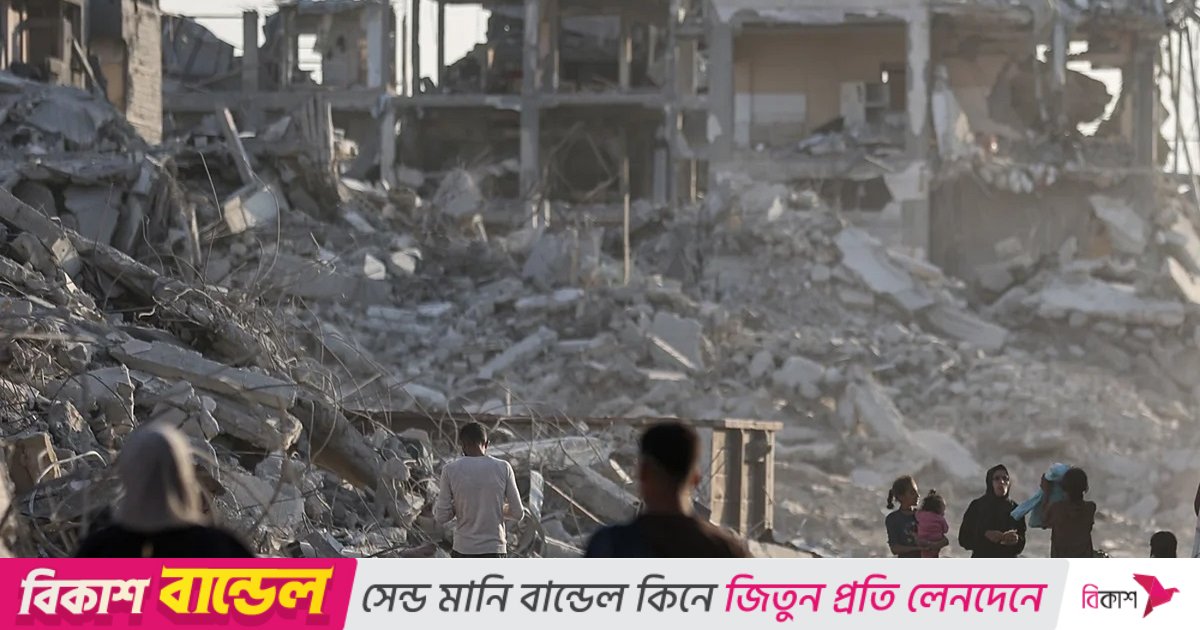 গাজায় ৪৪ দিনে প্রায় ৫০০ বার যুদ্ধবিরতি লঙ্ঘন করেছে দখলদার বাহিনী