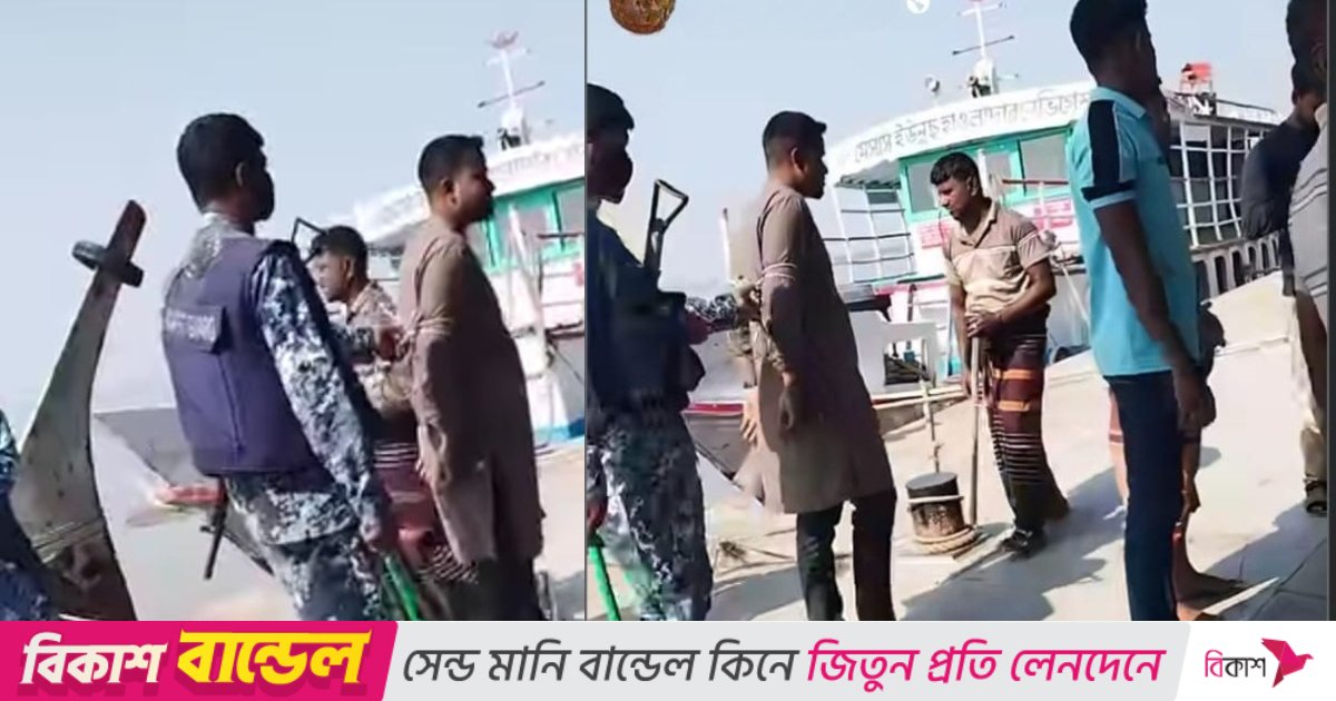 বালুবোঝাই বাল্কহেডে চাঁদাবাজির সময় ছাত্রদল নেতা নয়নসহ আটক ৩ 