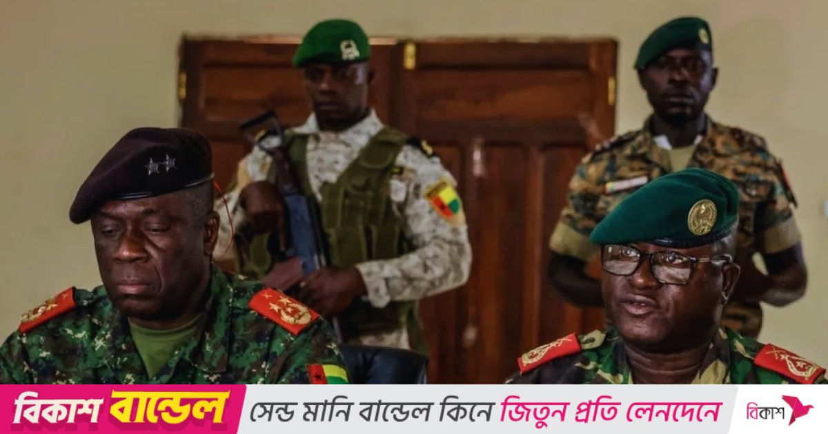 গিনি-বিসাউয়ে প্রেসিডেন্টকে গ্রেপ্তার করে ক্ষমতা নিলো সেনাবাহিনী
