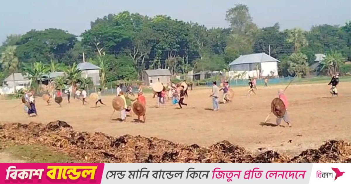 সালথায় আধিপত্য নিয়ে দুপক্ষের রক্তক্ষয়ী সংঘর্ষ, আহত শতাধিক 