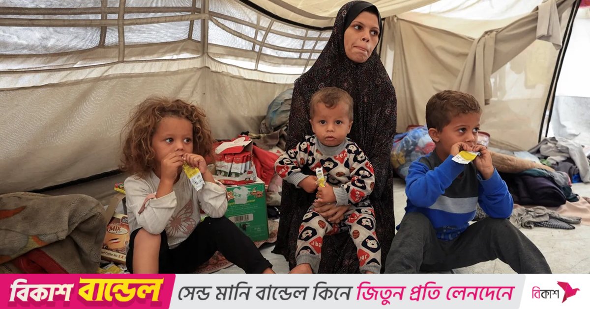 গাজায় পাঁচ বছরের কম বয়সী ৯৩০০ শিশু তীব্র অপুষ্টিতে ভুগছে: ইউনিসেফ