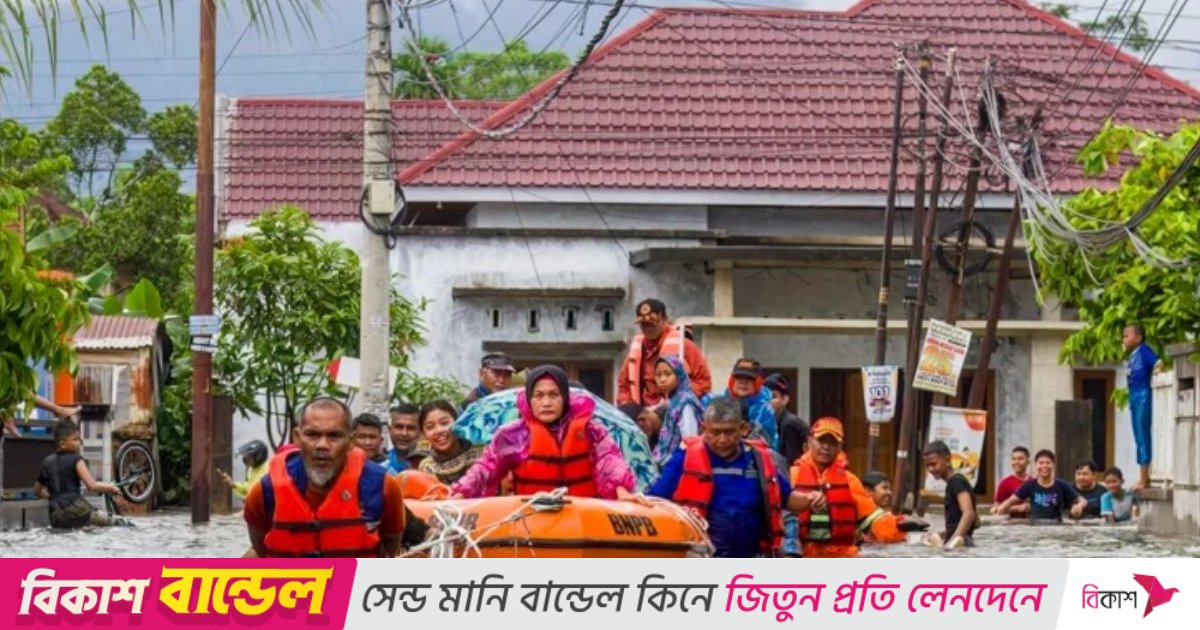 ইন্দোনেশিয়ায় বন্যা ও ভূমিধসে মৃতের সংখ্যা ২০০