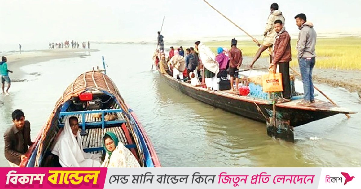 সিরাজগঞ্জে যমুনা নদীতে নাব্যসংকট