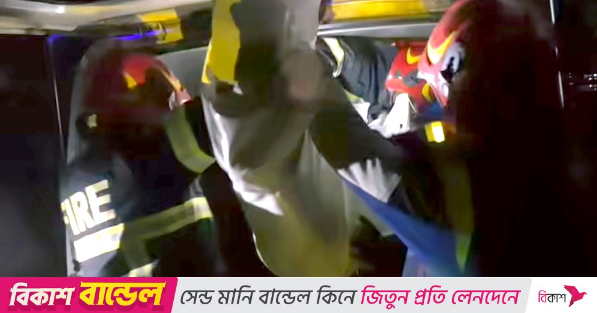 যাত্রীবাহী বাসের সঙ্গে মোটরসাইকেলের মুখোমুখি সংঘর্ষ, নিহত ২