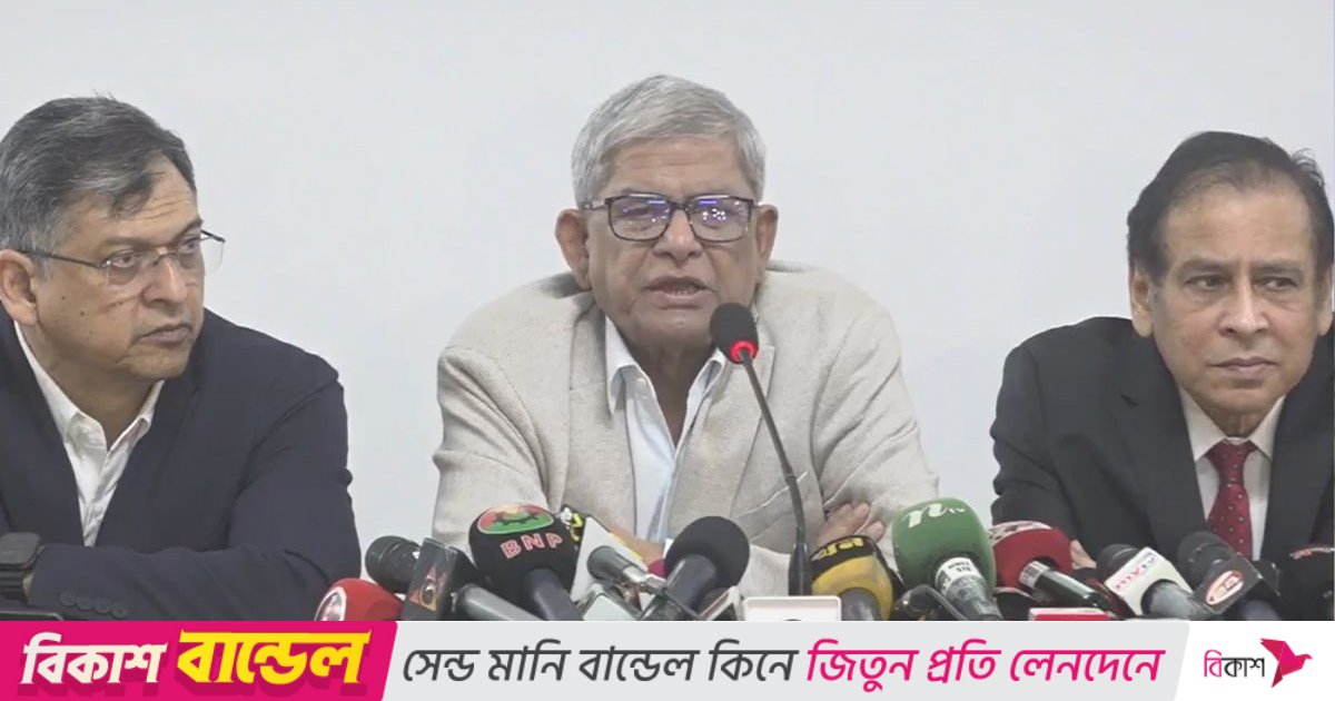 সমর্থন পেলে গণতান্ত্রিক ও সমৃদ্ধ অর্থনীতির দেশ গড়তে চাই: মির্জা ফখরুল