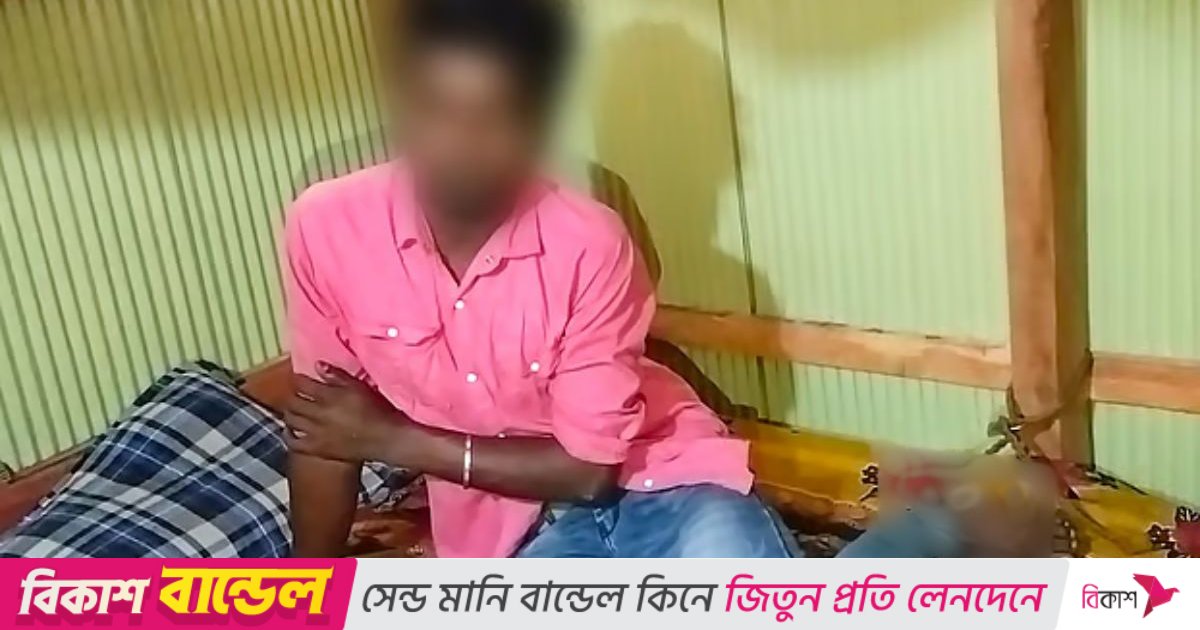 নোয়াখালীতে ‘তিন বিয়ে করায়’ প্রথম স্ত্রীর বাড়িতে শিকলবন্দী যুবক