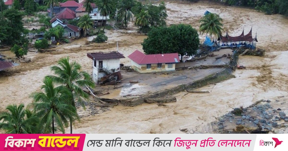 ইন্দোনেশিয়ায় ভয়াবহ বন্যা: মৃত্যু বেড়ে ৬৩১