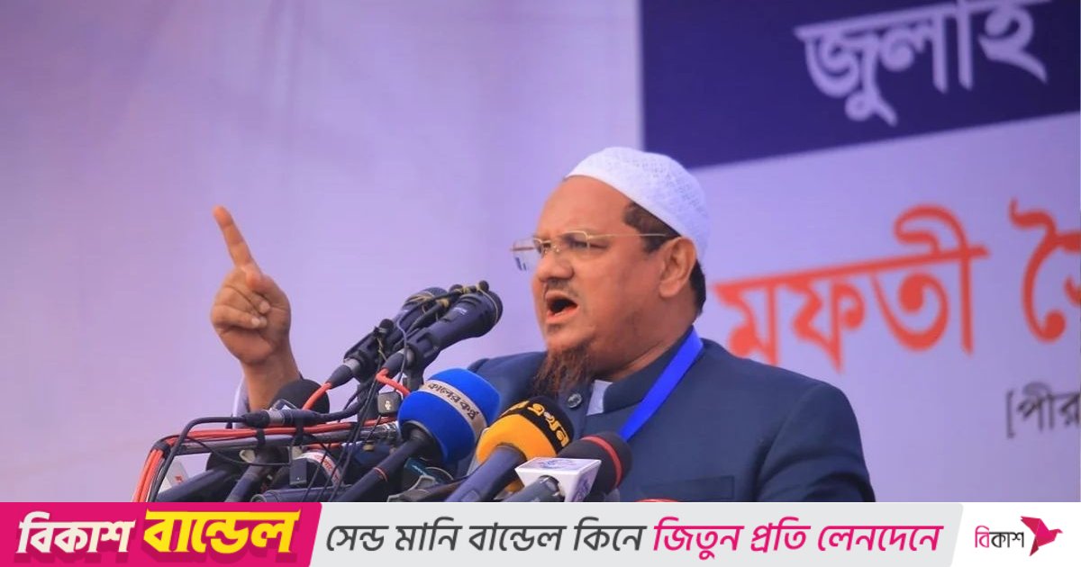 অনেকের শাসন দেখেছেন, এবার ইসলামপন্থীদের সুযোগ দিন: চরমোনাই পীর