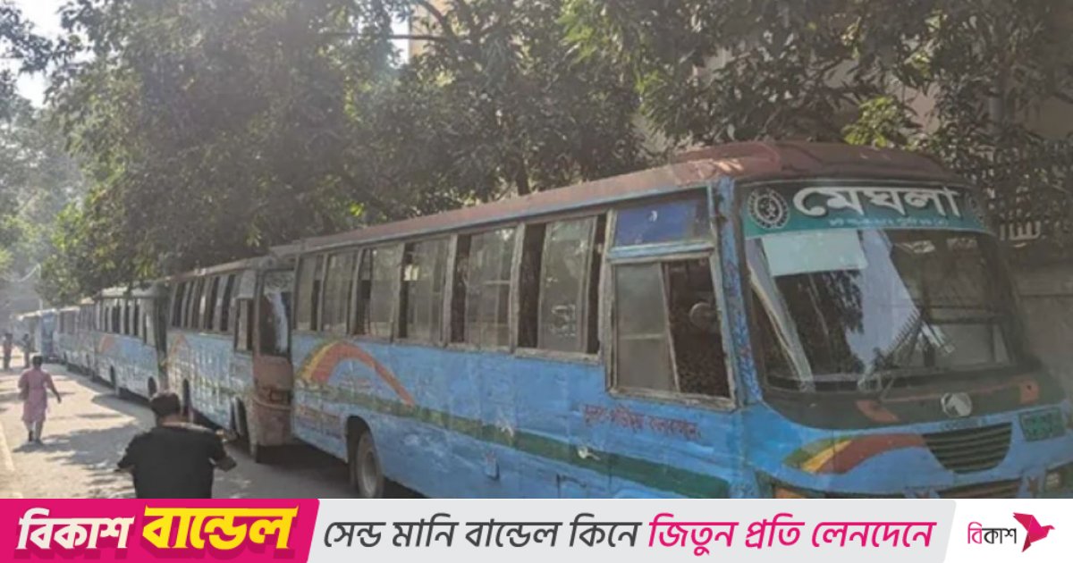 ঢাকা কলেজ শিক্ষার্থী আহতের অভিযোগে ১৩ বাস আটক