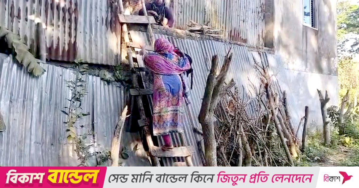 নরসিংদীতে এক বছর ধরে ঘরবন্দী দুই বোন